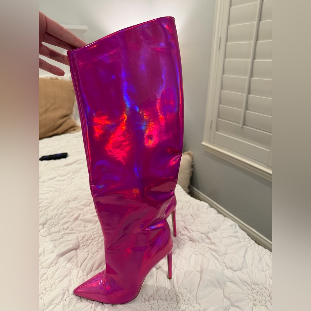 Vibrant Pink Women's Boots